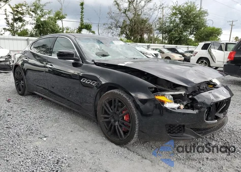 2016 Maserati Quattroporte S z USA, uszkodzony, nr VIN ZAM56RRA1G1167018